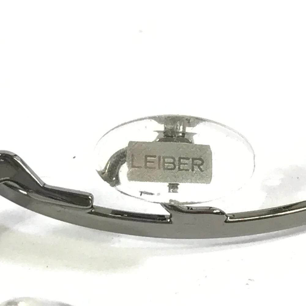 Judith Leiber Eyeglasses Frames Demure Sun Wood Silver Sparkly Crystal 54-19-145